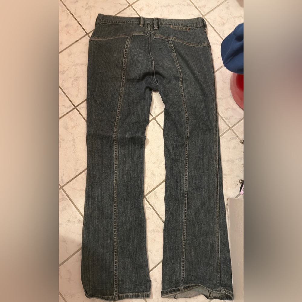 GAP Women's Dark Gray Flare Jeans - Picture 4 of 6